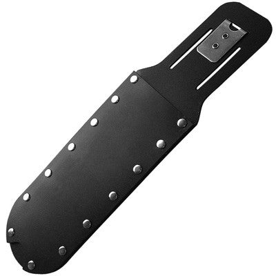 Non-Absorbent Black Plastic Knife Sheath, Stainless Steel Belt