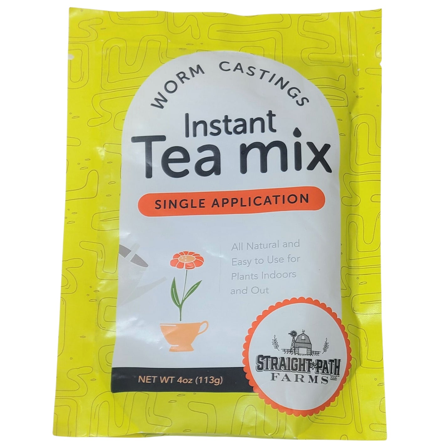 Premium Magic Brew Worm Tea Bags Natural & Organic 4 Tea Bags