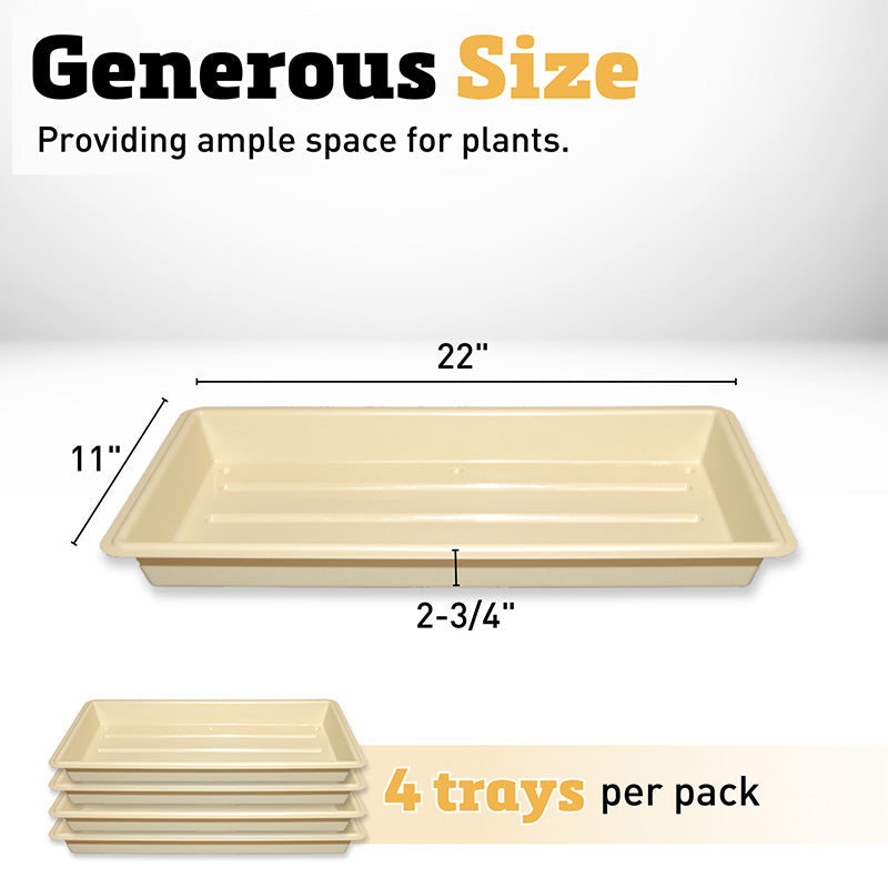 Perma-Nest 22" x 11" Tan Trays