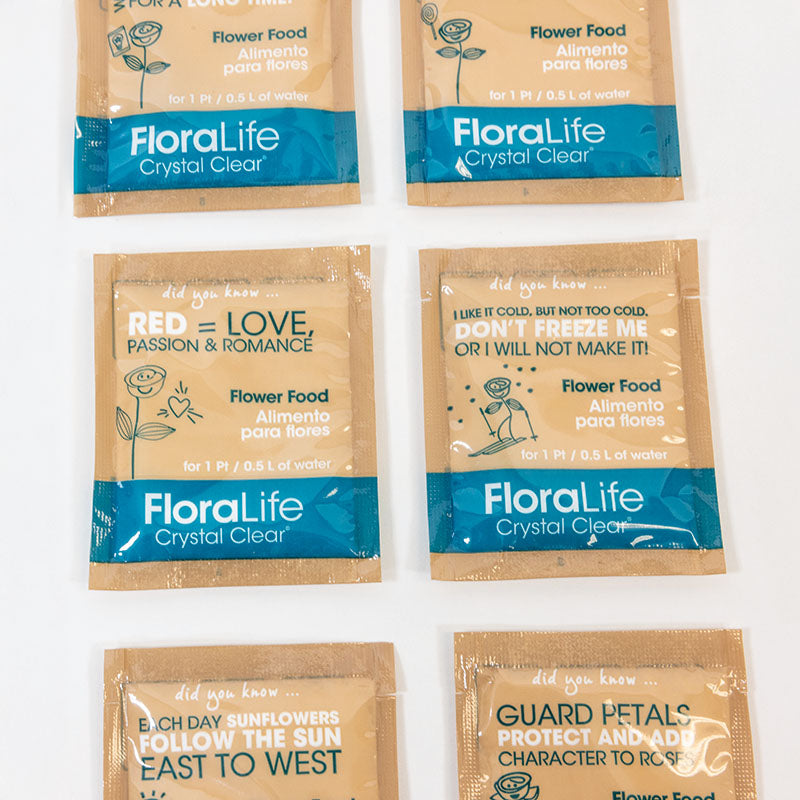 Floralife Crystal Clear Flower Food Pkts