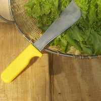 Broccoli Knife Stainless Steel Blade Yellow Handle