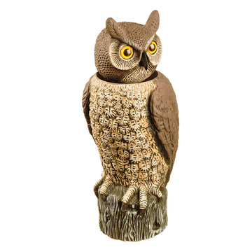 Dalen Bird Scare Realistic Owl with Rotating Head