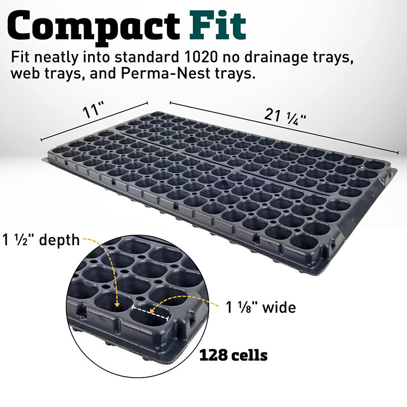 128 Cell Plug Trays