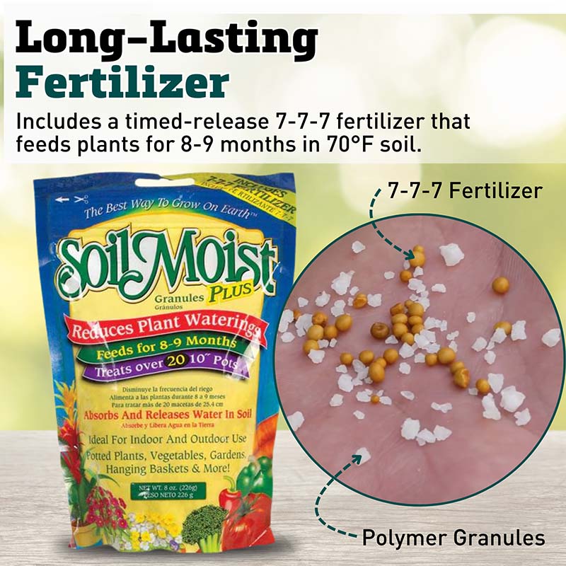 Soil Moist Plus Polymer 7-7-7 (8 oz.)