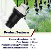 Senninger Watering Pressure Regulator 30 PSI