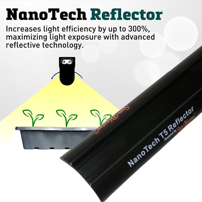 SunBlaster T5 Reflector Combo 4'