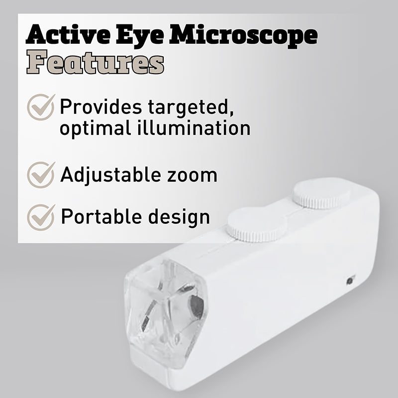 Active Eye Microscope