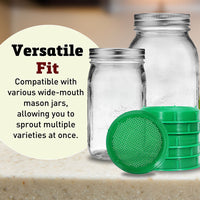 Mason Jar Sprouting Lid