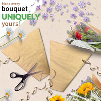 Kraft Paper Bouquet Sleeves (Small)