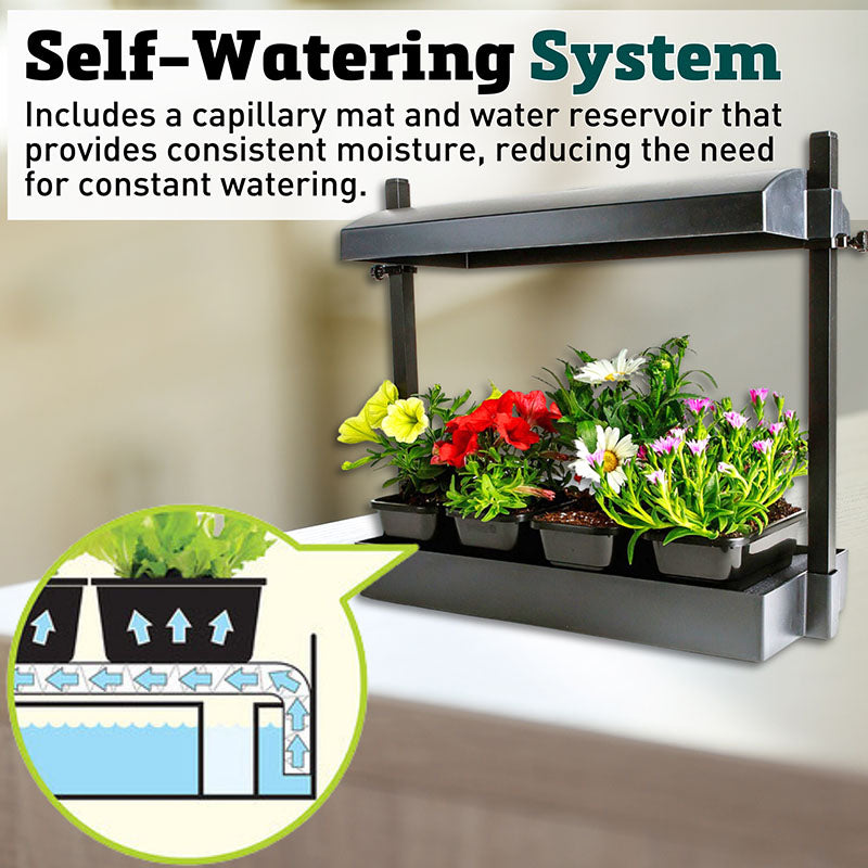 SunBlaster Micro Grow Light Garden - Black