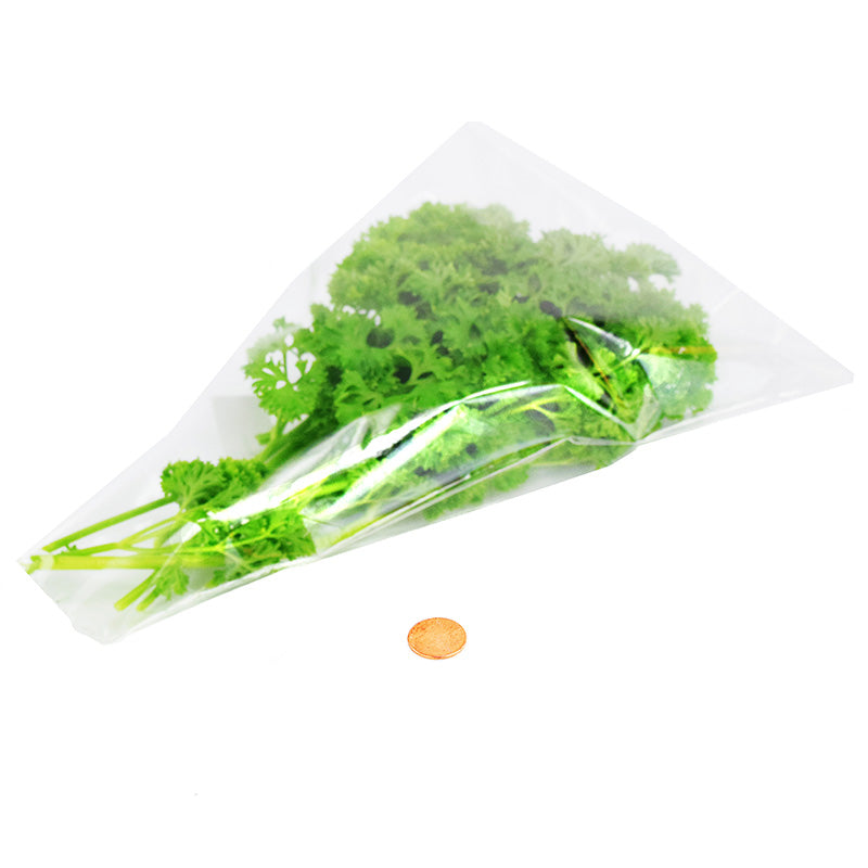 Resealable Closed Bottom Herb and Greens Sleeves - Large