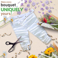 Medium Sealed Bottom Bouquet Sleeves