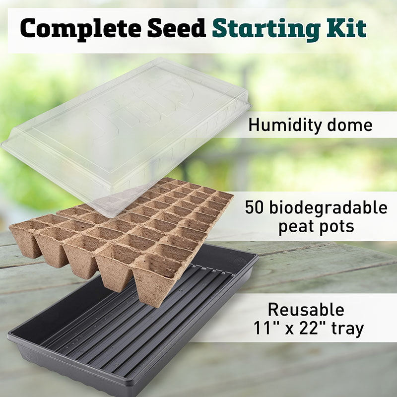 Jiffy Strips-n-Greenhouse Kit