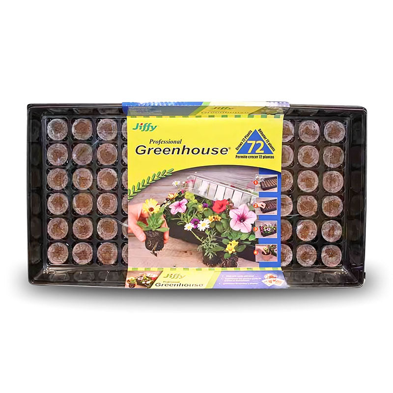 Jiffy Greenhouse 72 ct Medium Pellet Kit