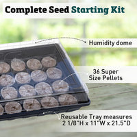 Jiffy Greenhouse 36 ct Super Size Pellet Kit