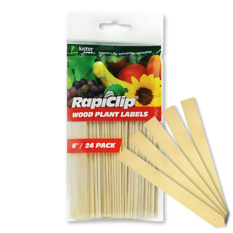 Rapiclip 6" Wood Labels