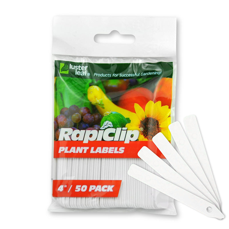 Rapiclip 4" Plastic Labels