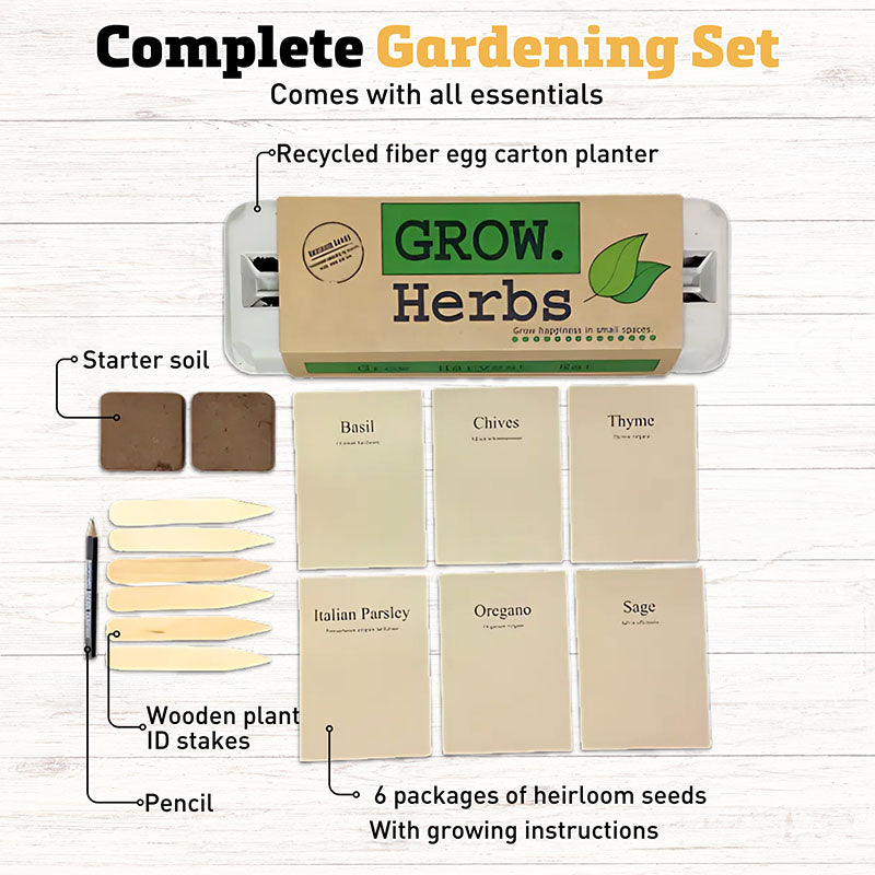 Grow Gardens Grow Herbs Kit