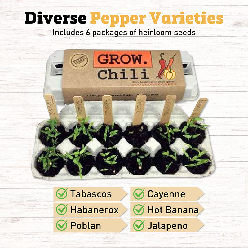 Grow Gardens Grow Chili Kit