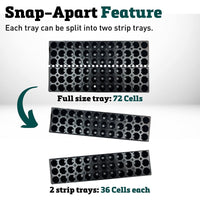 36 Strip (72 Tray) Plug Trays