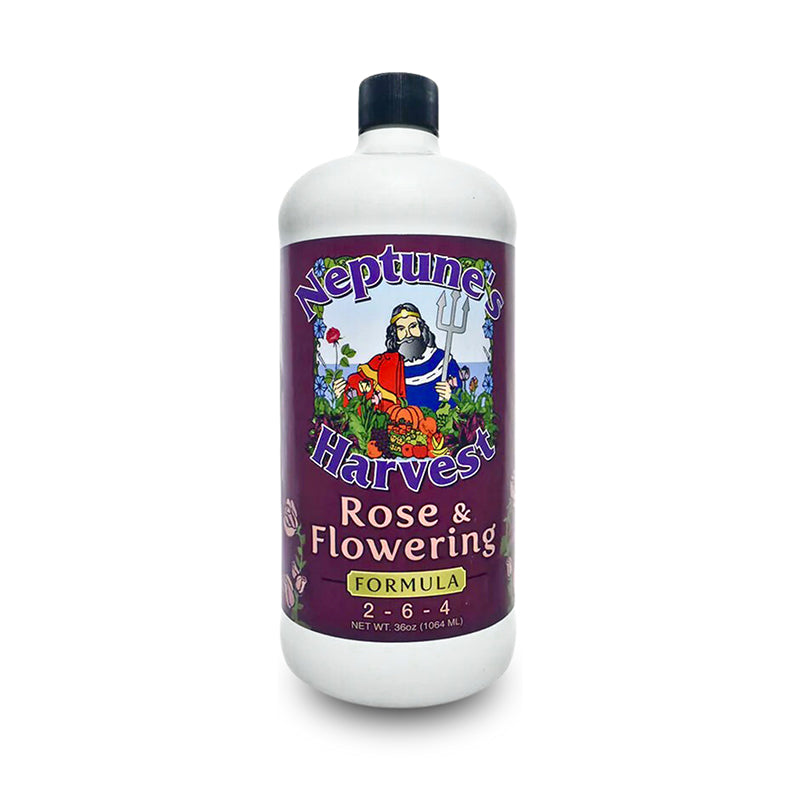 Neptune's Harvest Rose & Flowering 2-6-4 32 oz. (1 qt.) Organic Fertilizer