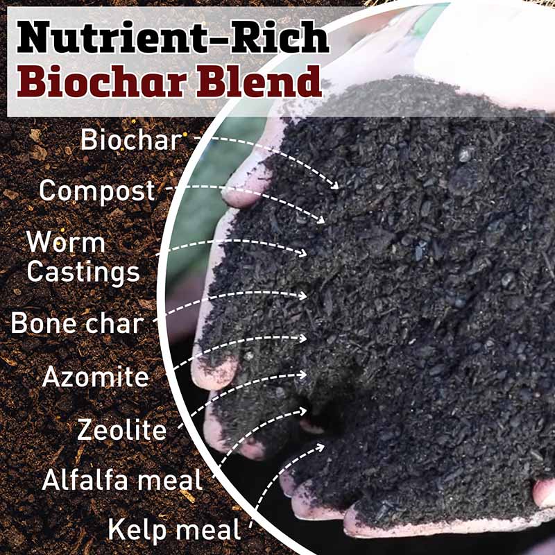 Organic Mechanics Biochar Blend Soil Additive / Fertilizer