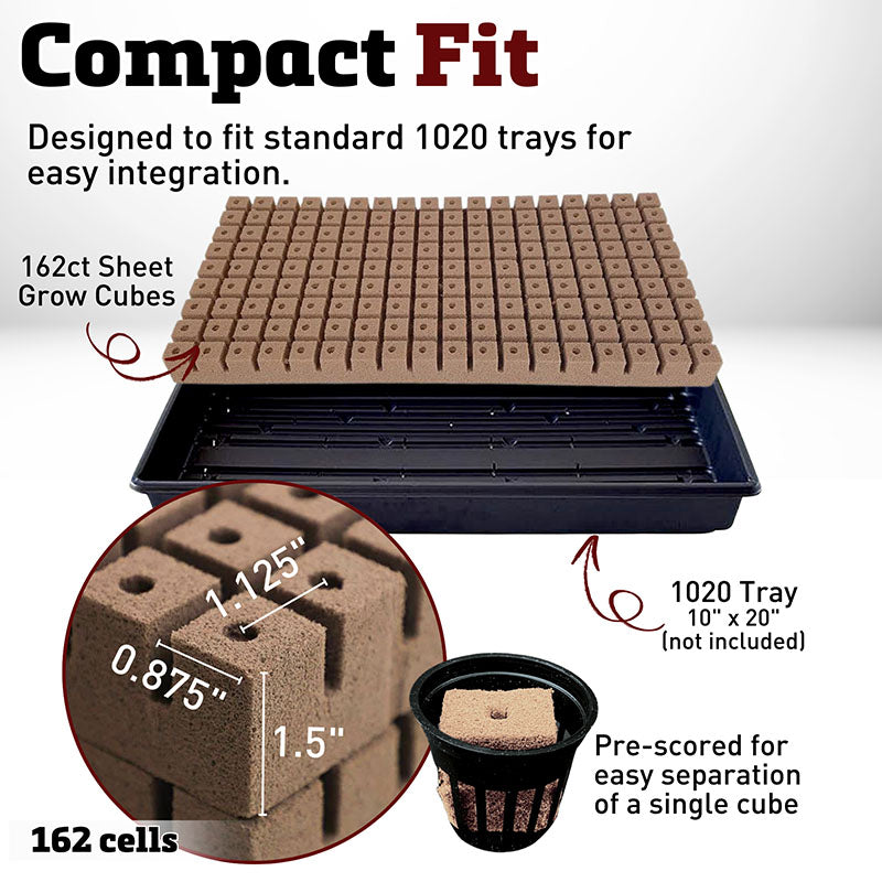 Oasis Horticubes® Grow Cubes 162ct Sheet