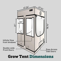 Walden 4' x 4' Indoor Grow Tent