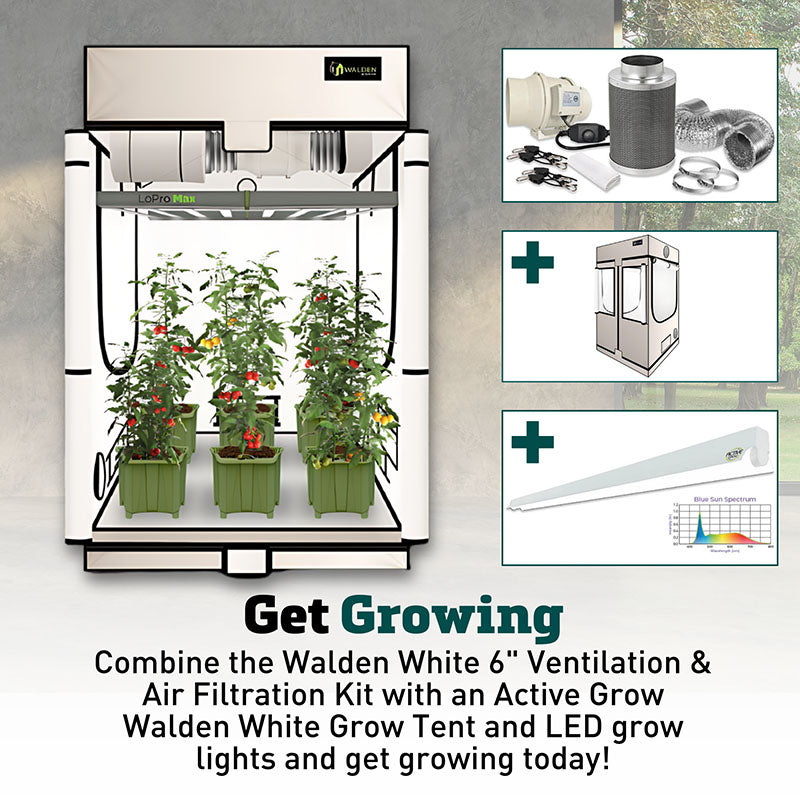 Walden 6" Grow Tent Ventilation Kit