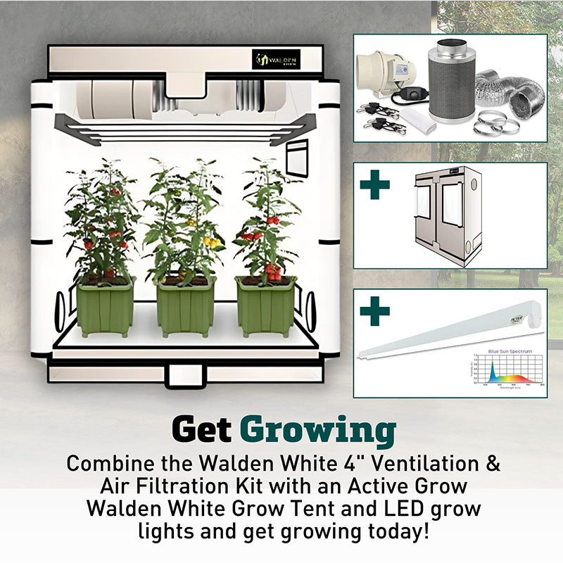 Walden 4" Grow Tent Ventilation Kit