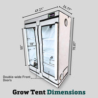 Walden 3-Tier LED Microgreen Grow Tent Kit