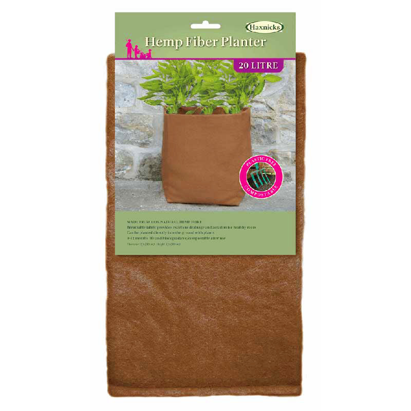 Natural Hemp Fibre Pot 20 Liter