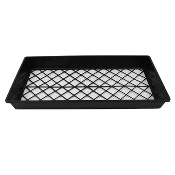 Black Plastic Web Tray 11x21