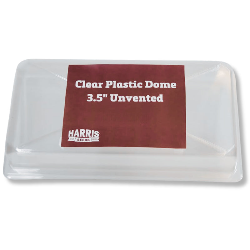 Dome 3.5" Clear Plastic Unvented