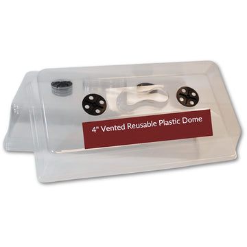 Clear Plastic Dome 4" Vented