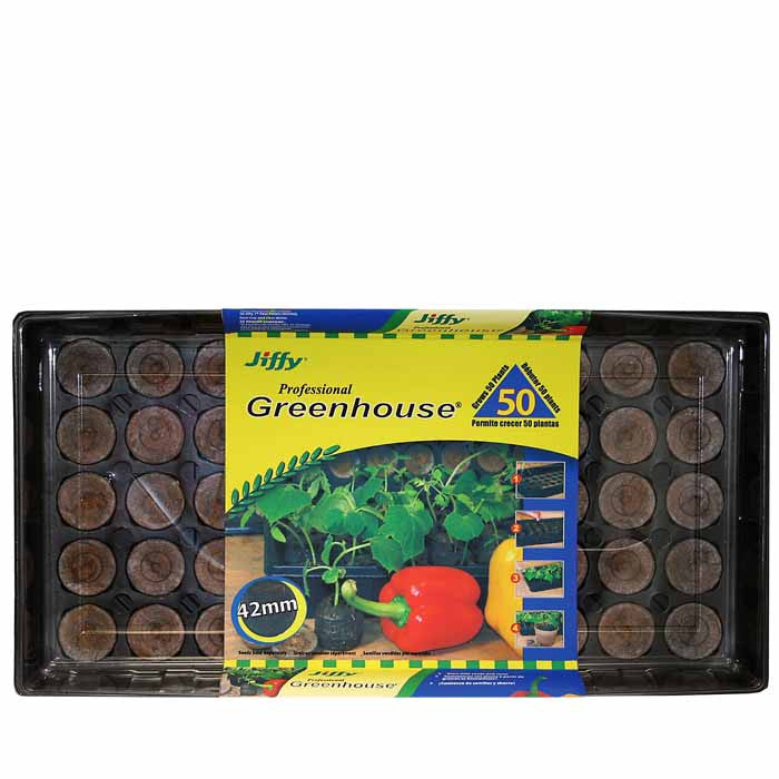 Jiffy Greenhouse 50 count Regular Pellet Kit